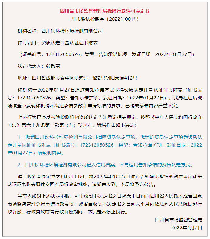 最高處罰百萬！一大批計(jì)量、檢測機(jī)構(gòu)相關(guān)違法案件被查處曝光